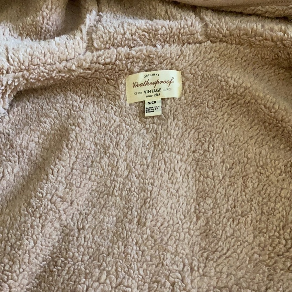 Ladies dusty pink soft hooded Sherpa vest. New never worn - Picture 3 of 7